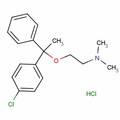 Chlorphenoxamine hydrochloride Structure,562-09-4Structure