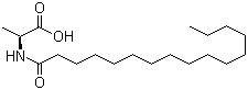 N-Hexadecanoyl-L-alanine Structure,56255-31-3Structure