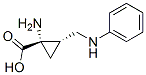 (1S,2s)-1-amino-2-(anilinomethyl)cyclopropanecarboxylic acid Structure,565237-95-8Structure