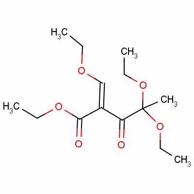 Ethyl 4,4-diethoxy-2-(ethoxymethylene)-3-oxovalerate Structure,56563-25-8Structure