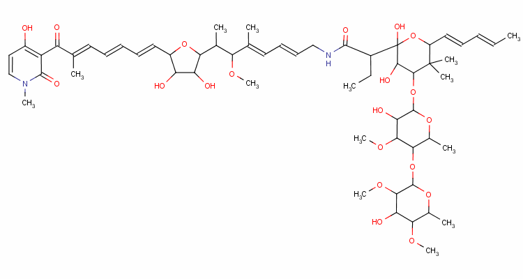 依羅霉素結(jié)構(gòu)式_56592-32-6結(jié)構(gòu)式