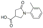 5-Oxo-1-o-tolyl-pyrrolidine-3-carboxylic acid Structure,56617-44-8Structure