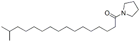 15-Methyl-1-(1-pyrrolidinyl)-1-hexadecanone Structure,56630-53-6Structure