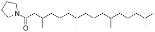 3,7,11,15-Tetramethyl-1-(1-pyrrolidinyl)-1-hexadecanone Structure,56630-63-8Structure