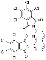 2,2-(2,8-喹啉二基)雙[4,5,6,7-四氯-1H-異吲哚-1,3(2H)-二酮]結(jié)構(gòu)式_56731-19-2結(jié)構(gòu)式