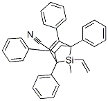 7-乙烯基-7-甲基-1,4,5,6-四苯基-7-硅雙環(huán)[2.2.1]-5-庚烯-2-甲腈結(jié)構(gòu)式_56805-08-4結(jié)構(gòu)式