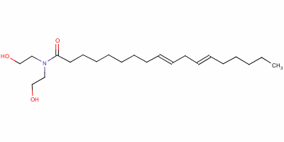 Linoleic acid diethanolamide Structure,56863-02-6Structure