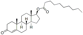 癸酸睪丸素結構式_5721-91-5結構式