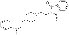 4-(3-Indolyl)-1-(2-phthalimidoethyl)piperidine Structure,57311-64-5Structure