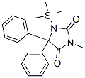 3-Methyl-5,5-diphenyl-1-(trimethylsilyl)-2,4-imidazolidinedione Structure,57326-20-2Structure