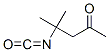 2-Pentanone,4-isocyanato-4-methyl-(9ci) Structure,57381-94-9Structure