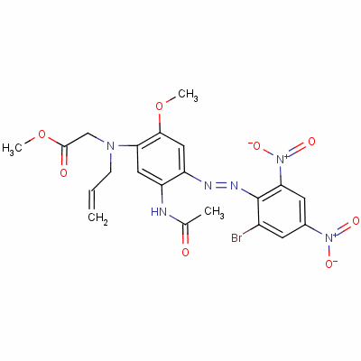 n-[5-(乙?；被?-4-[(2-溴-4,6-二硝基苯基)氮雜]-2-甲氧基苯基]-n-烯丙基甘氨酸甲酯結(jié)構(gòu)式_57414-26-3結(jié)構(gòu)式