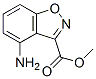 1,2-Benzisoxazole-3-carboxylicacid,4-amino-,methylester(9ci) Structure,57764-44-0Structure