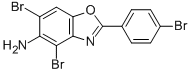 4,6-Dibromo-2-(4-bromophenyl)-1,3-benzoxazol-5-amine Structure,577768-91-3Structure