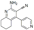 (9ci)-2-氨基-5,6,7,8-四氫-4-(4-吡啶)-3-喹啉甲腈結構式_577985-54-7結構式