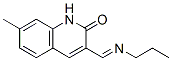 2(1H)-quinolinone,7-methyl-3-[(propylimino)methyl ]-(9ci) Structure,577999-42-9Structure