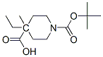 1,4-Piperidinedicarboxylic acid, 4-ethyl-, 1-(1,1-dimethylethyl) 4-methyl ester Structure,578021-55-3Structure