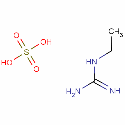 乙基胍硫酸鹽結(jié)構(gòu)式_57989-90-9結(jié)構(gòu)式