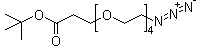 N3-PEG4-tBu結(jié)構(gòu)式_581066-04-8結(jié)構(gòu)式