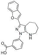 (9ci)-3-[3-(2-苯并呋喃)-5,6,7,8-四氫吡唑并[3,4-b]氮雜革-1(4h)-基]-苯甲酸結(jié)構(gòu)式_581774-93-8結(jié)構(gòu)式