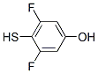 Phenol ,3,5-difluoro-4-mercapto-(9ci) Structure,581793-28-4Structure