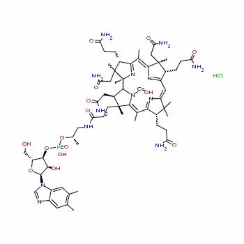 Hydroxocobalamin hydrochloride Structure,58288-50-9Structure