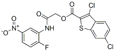 (9ci)-3,6-二氯-苯并[b]噻吩-2-羧酸 2-[(2-氟-5-硝基苯基)氨基]-2-氧代乙酯結(jié)構(gòu)式_587838-69-5結(jié)構(gòu)式