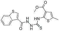 (9ci)-2-[[[3-(甲氧基羰基)-5-甲基-2-噻吩]氨基]硫氧代甲基]苯并[b]噻吩-3-羧酸肼結(jié)構(gòu)式_588675-72-3結(jié)構(gòu)式