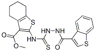 (9ci)-苯并[b]噻吩-3-羧酸,2-[[[4,5,6,7-四氫-3-(甲氧基羰基)苯并[b]噻吩-2-基]氨基]硫氧代甲基]肼結(jié)構(gòu)式_588695-61-8結(jié)構(gòu)式