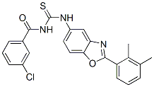 (9ci)-3-氯-n-[[[2-(2,3-二甲基苯基)-5-苯并噁唑基]氨基]硫氧代甲基]-苯甲酰胺結(jié)構(gòu)式_590396-64-8結(jié)構(gòu)式