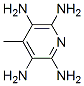 4-Methyl-2,3,5,6-pyridinetetramine Structure,59425-20-6Structure