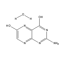 黃蝶呤一水合物結(jié)構(gòu)式_5979-01-1結(jié)構(gòu)式