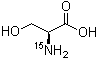 L-絲氨酸-15N結(jié)構(gòu)式_59935-32-9結(jié)構(gòu)式