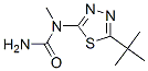 N-5-(1,1-二甲基乙基)-1,3,4-噻二唑-2-基-N-甲基脲結(jié)構(gòu)式_59962-53-7結(jié)構(gòu)式