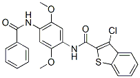 (9ci)-n-[4-(苯甲?；被?-2,5-二甲氧基苯基]-3-氯-苯并[b]噻吩-2-羧酰胺結(jié)構(gòu)式_600122-28-9結(jié)構(gòu)式