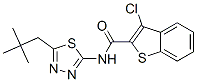 (9ci)-3-氯-n-[5-(2,2-二甲基丙基)-1,3,4-噻二唑-2-基]-苯并[b]噻吩-2-羧酰胺結(jié)構(gòu)式_600122-45-0結(jié)構(gòu)式