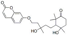 (-)-7-[[3-羥基-5-(6-羥基-2,2,6-三甲基-3-氧代環(huán)己基)-3-甲基戊基]氧基]-2H-1-苯并吡喃-2-酮結構式_60077-55-6結構式