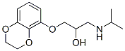 5-[3-(異丙基氨基)-2-羥基丙氧基]-2,3-二氫-1,4-苯并二噁英結(jié)構(gòu)式_60196-87-4結(jié)構(gòu)式