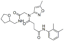 (9ci)-n-(2,3-二甲基苯基)-n-(5-甲基-3-異噁唑基)-n-[2-氧代-2-[[(四氫-2-呋喃)甲基]氨基]乙基]-丁烷二酰胺結(jié)構(gòu)式_602322-25-8結(jié)構(gòu)式