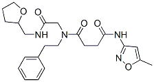 (9ci)-n-(5-甲基-3-異噁唑基)-n-[2-氧代-2-[[(四氫-2-呋喃)甲基]氨基]乙基]-n-(2-苯基乙基)-丁烷二酰胺結構式_602322-30-5結構式