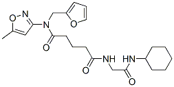 Pentanediamide, n-[2-(cyclohexylamino)-2-oxoethyl]-n-(2-furanylmethyl)-n-(5-methyl-3-isoxazolyl)-(9ci) Structure,603945-85-3Structure