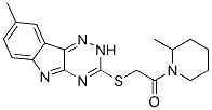 (9ci)-2-甲基-1-[[(8-甲基-2H-1,2,4-噻嗪并[5,6-b]吲哚-3-基)硫代]乙?；鵠-哌啶結(jié)構(gòu)式_603946-24-3結(jié)構(gòu)式