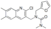 (9ci)-N-[(2-氯-6,7-二甲基-3-喹啉)甲基]-N-(2-呋喃甲基)-N,N-二甲基-脲結(jié)構(gòu)式_604782-62-9結(jié)構(gòu)式