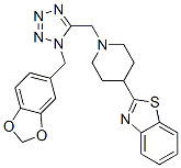 (9ci)-2-[1-[[1-(1,3-苯并二氧雜環(huán)戊烯-5-甲基)-1H-四唑-5-基]甲基]-4-哌啶基]-苯并噻唑結(jié)構(gòu)式_606082-57-9結(jié)構(gòu)式