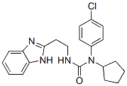 (9ci)-N-[2-(1H-苯并咪唑-2-基)乙基]-N-(4-氯苯基)-N-環(huán)戊基脲結(jié)構(gòu)式_606091-10-5結(jié)構(gòu)式