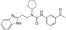 (9CI)-N-(3-乙酰基苯基)-N-[2-(1H-苯并咪唑-2-基)乙基]-N-環(huán)戊基-脲結(jié)構(gòu)式_606091-15-0結(jié)構(gòu)式