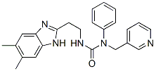 (9CI)-n-[2-(5,6-二甲基-1H-苯并咪唑-2-基)乙基]-n-苯基-n-(3-吡啶甲基)-脲結(jié)構(gòu)式_606091-53-6結(jié)構(gòu)式