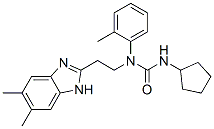 (9CI)-n-環(huán)戊基-n-[2-(5,6-二甲基-1H-苯并咪唑-2-基)乙基]-n-(2-甲基苯基)-脲結(jié)構(gòu)式_606091-54-7結(jié)構(gòu)式