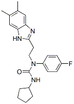 (9CI)-n-環(huán)戊基-n-[2-(5,6-二甲基-1H-苯并咪唑-2-基)乙基]-n-(4-氟苯基)-脲結(jié)構(gòu)式_606091-55-8結(jié)構(gòu)式