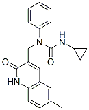 (9CI)-n-環(huán)丙基-n-[(1,2-二氫-6-甲基-2-氧代-3-喹啉)甲基]-n-苯基-脲結構式_606095-06-1結構式